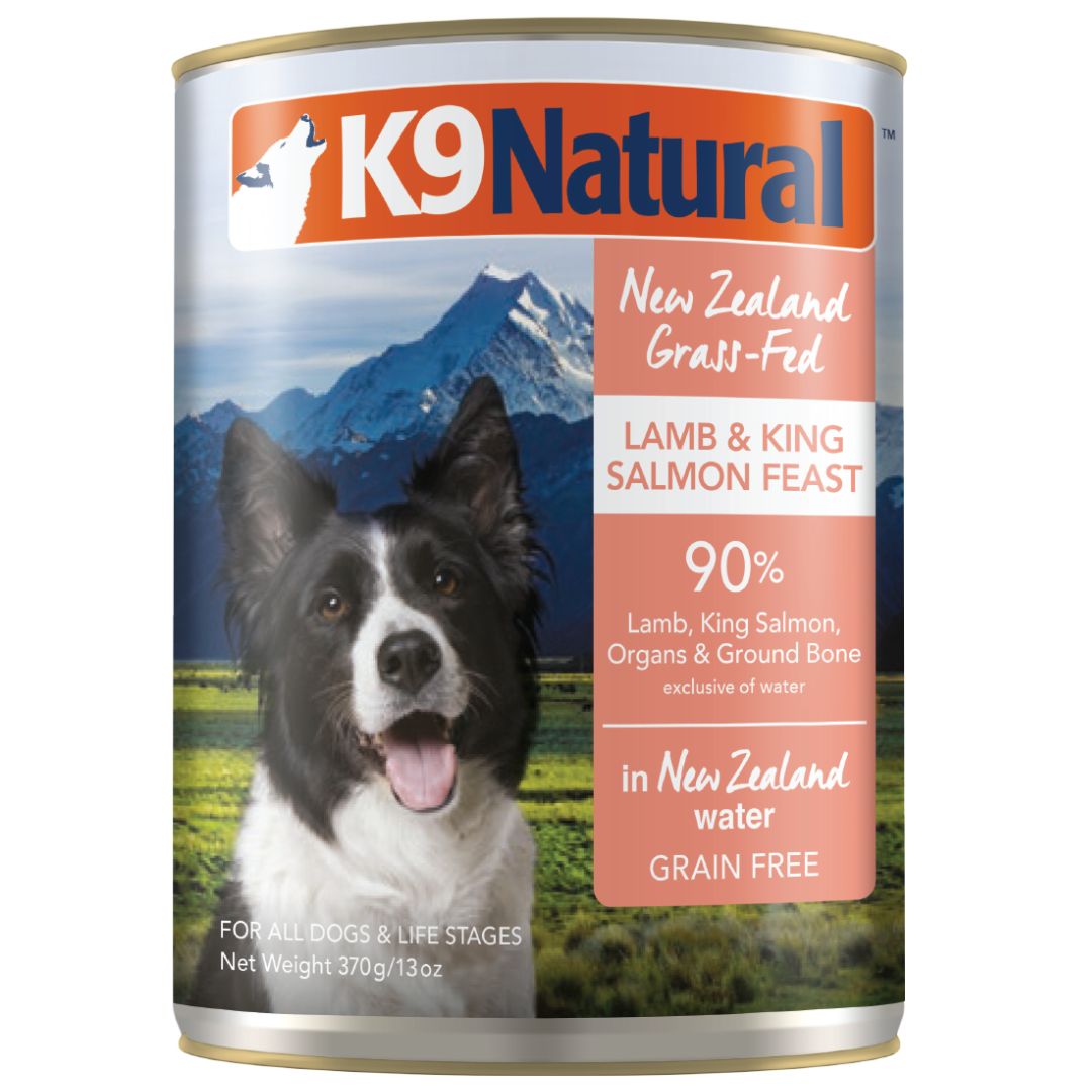 K9 Natural Canned Lamb Salmon Feast Wet Dog Food PeekAPaw