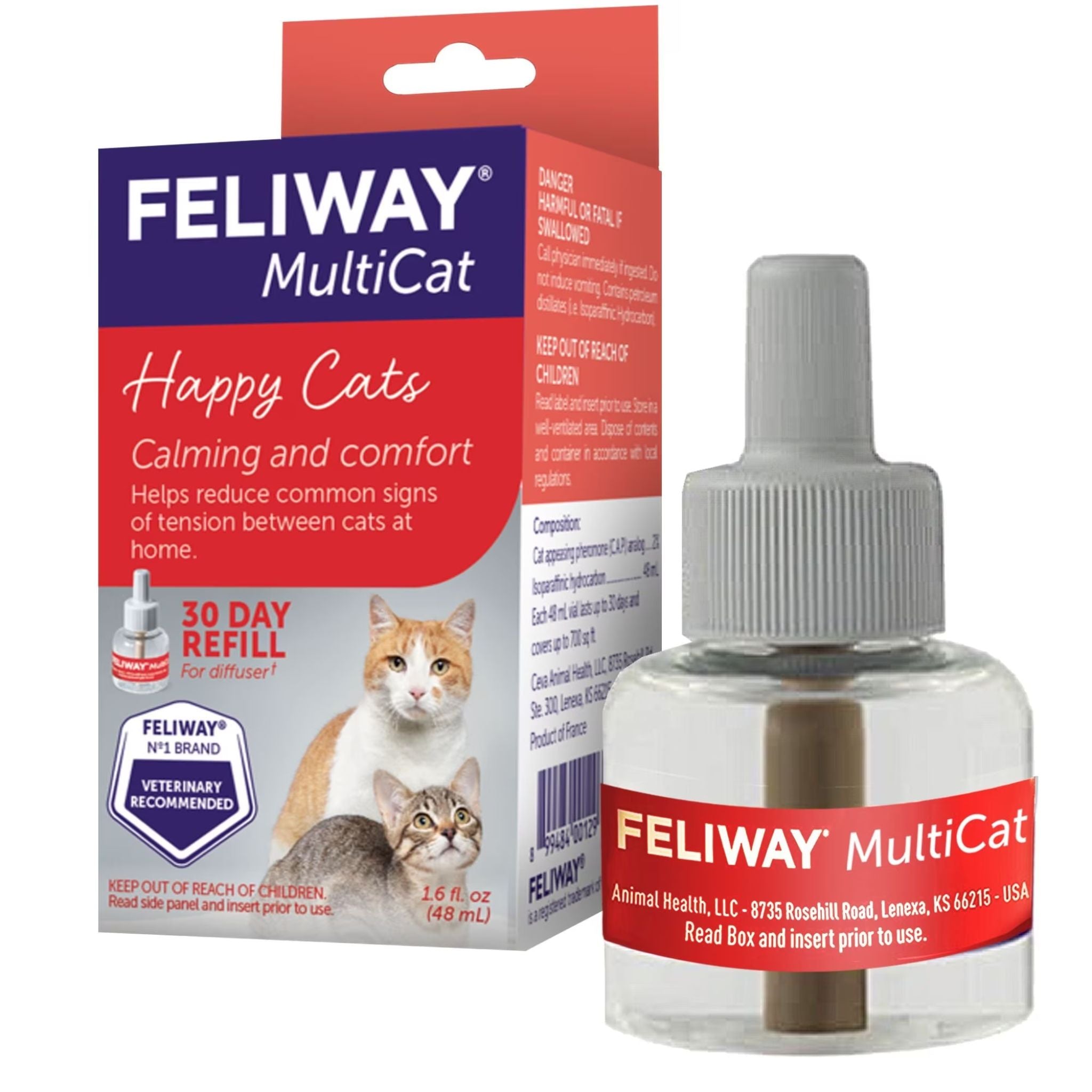 Feliway Friends Refill 48ml PeekAPaw Pet Supplies