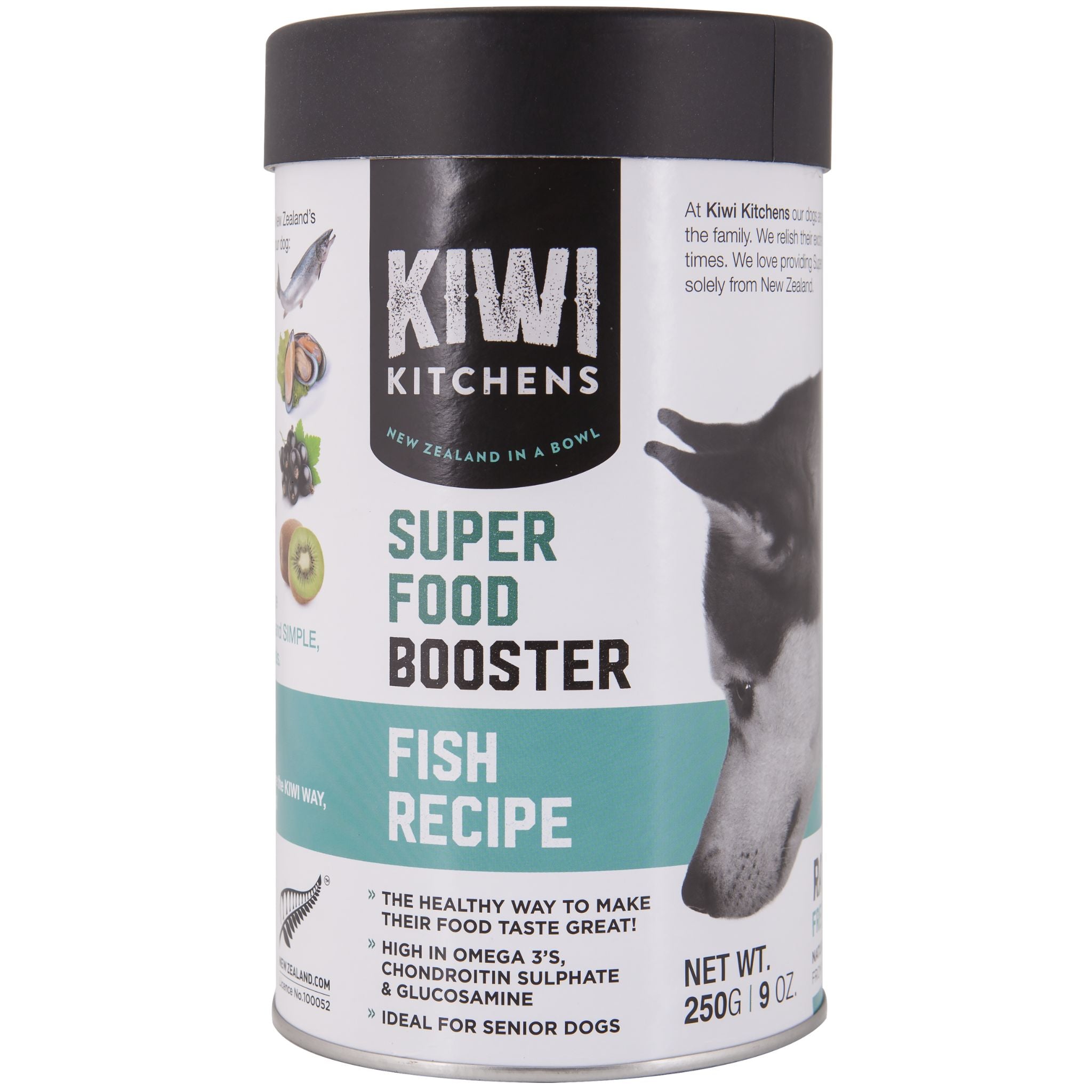 Kiwi Kitchens Booster Dog Super Food Fish 250g