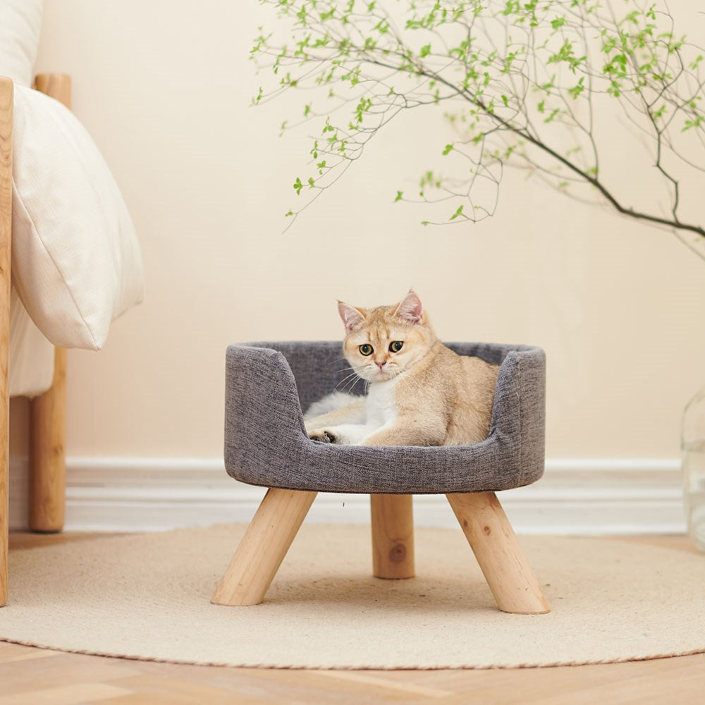 Cat bed on legs sale