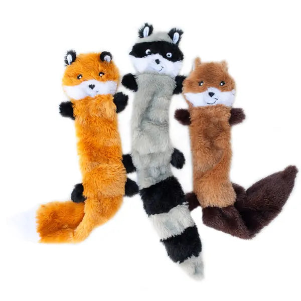 ZippyPaws Miniz Dog Toys - Monkeys - 3 Pack