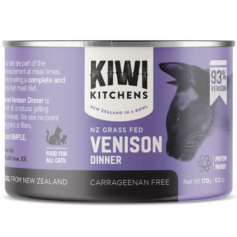 Kiwi Kitchens Canned Cat Food Venison Dinner