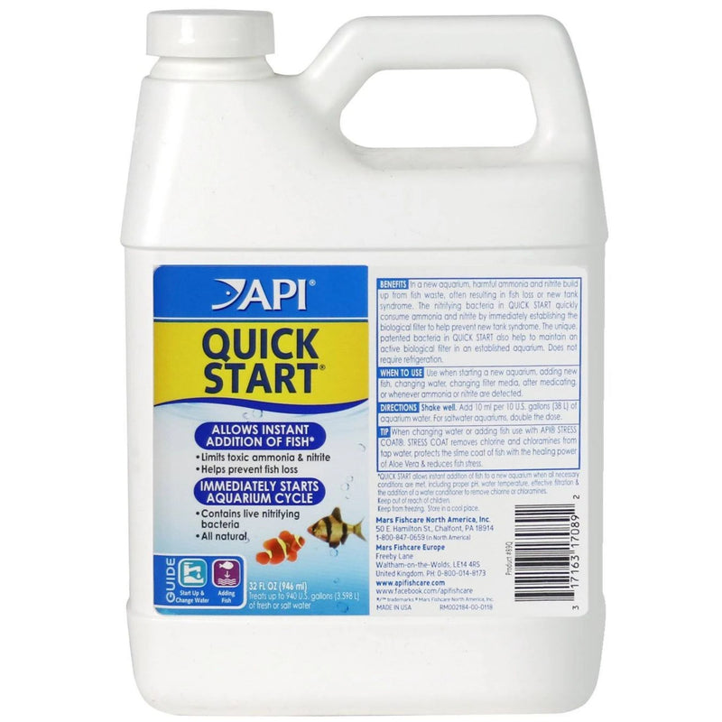 API Quick Start Freshwater And Saltwater Aquarium Water Treatment