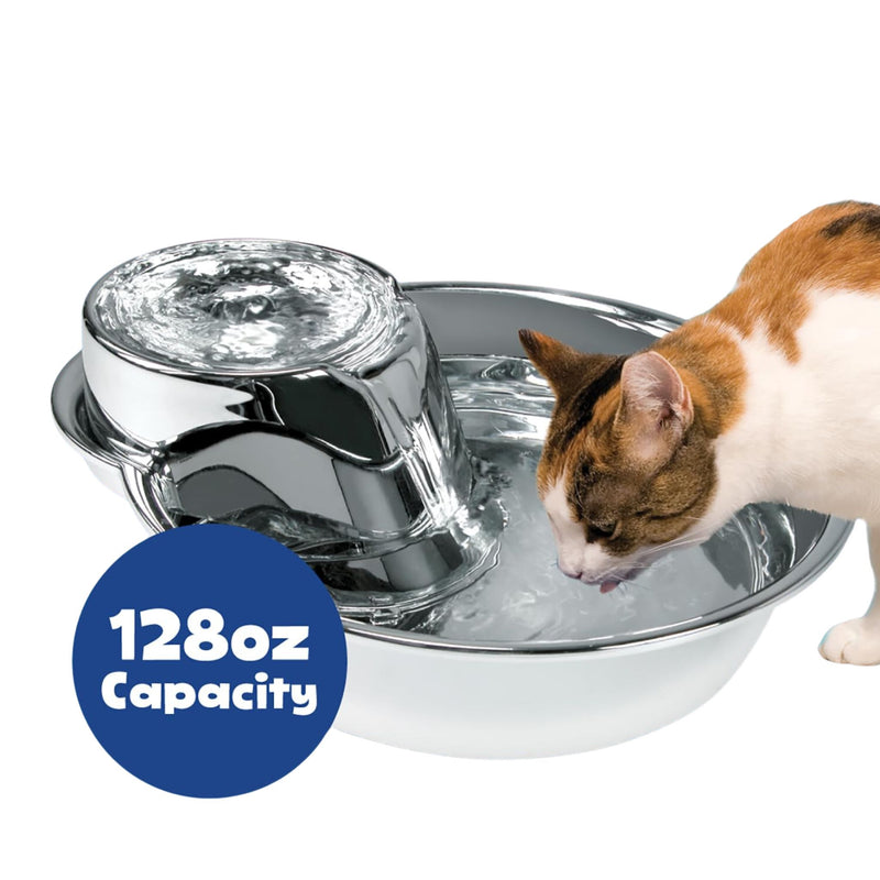 Pioneer Pet Big Max Stainless Steel Drinking Fountain 3.6 Litres 3009