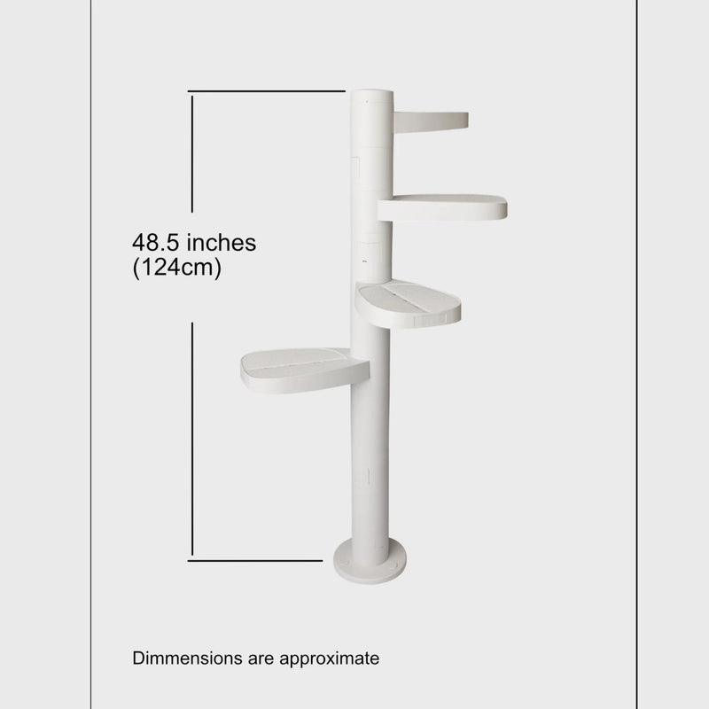 Monkee Tree - The Scalable Cat Climbing Ladder - 12 Trunk Starter Pack