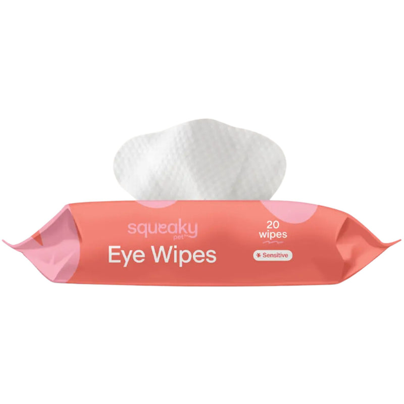 Squeaky Pet Sensitive Probiotic Pet Eye Wipes - Fragrance Free