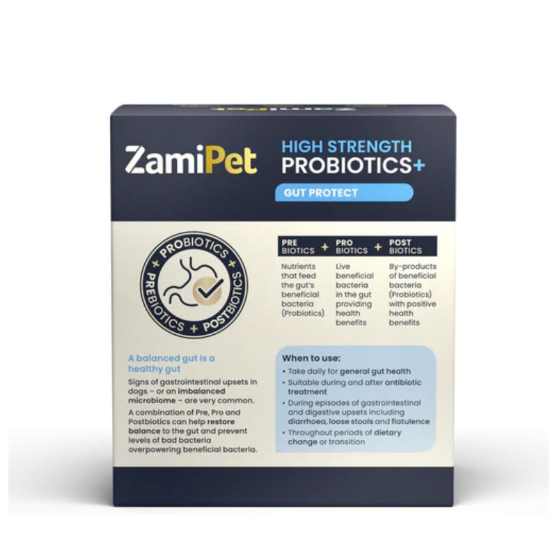 ZamiPet High Strength Probiotics+ Gut Protect