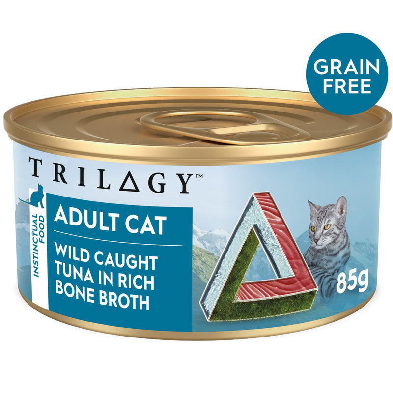 Trilogy Wet Adult Cat Food Wild Caught Tuna in Rich Bone Broth