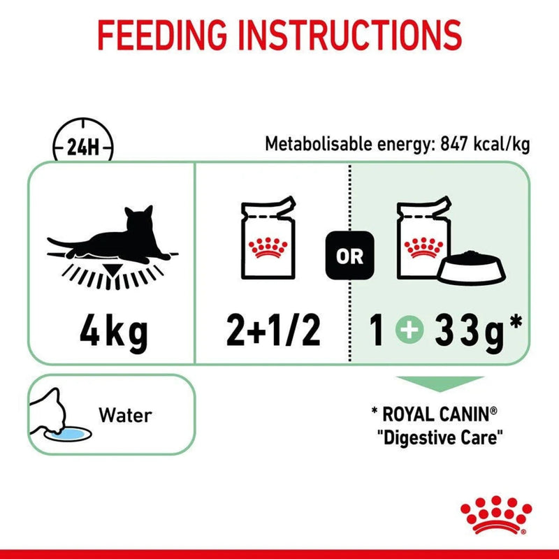 Royal Canin Wet Cat Food Digestive Sensitive Care Gravy