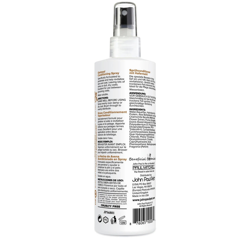 John Paul Pet Oatmeal Conditioning Spray for Sensitive Skin