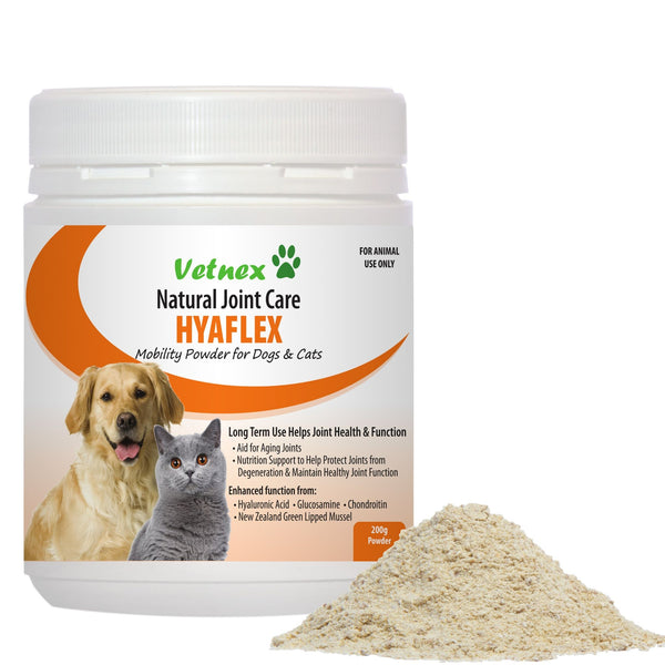 Vetnex Hyaflex Mobility Natural Joint Care Powder for Dogs & Cats