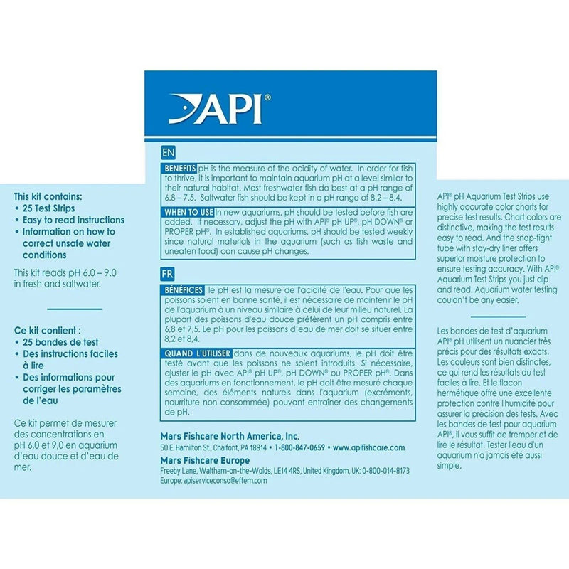 API Quick Testing Strips PH