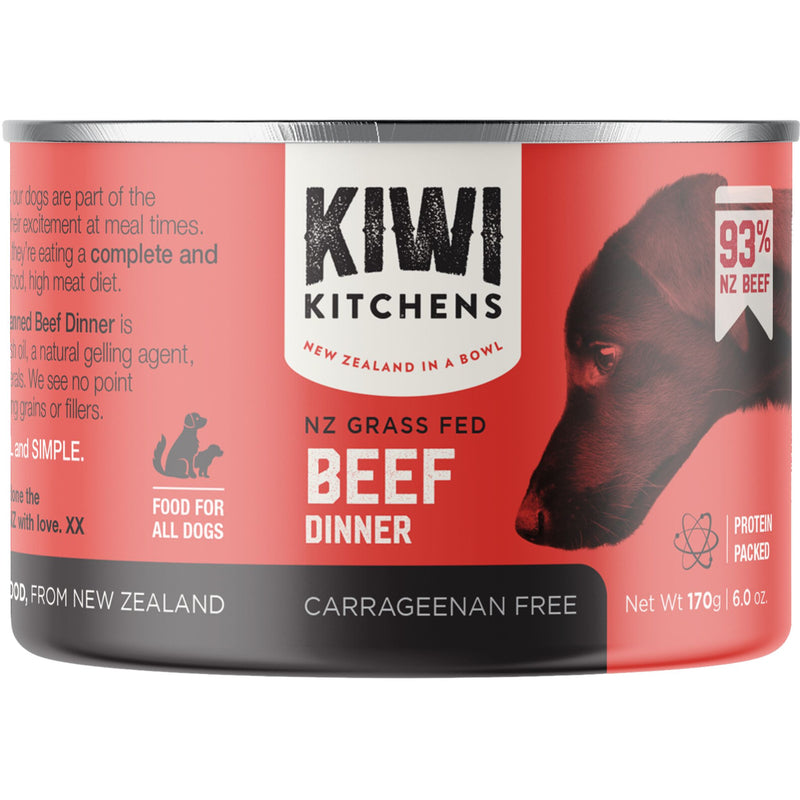 Kiwi Kitchens Canned Dog Food Beef Dinner