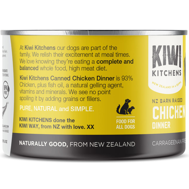 Kiwi Kitchens Canned Dog Food Chicken Dinner