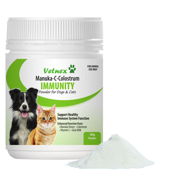 Vetnex Manuka-C-Colostrum Immunity Powder for Dogs & Cats