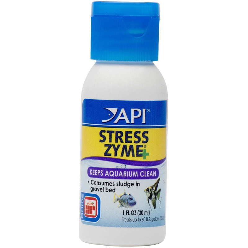 API Stress Zyme Freshwater And Saltwater Aquarium Water Cleaner