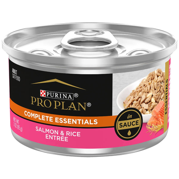 PRO PLAN Complete Essentials Salmon & Rice Entrée in Sauce Wet Cat Food