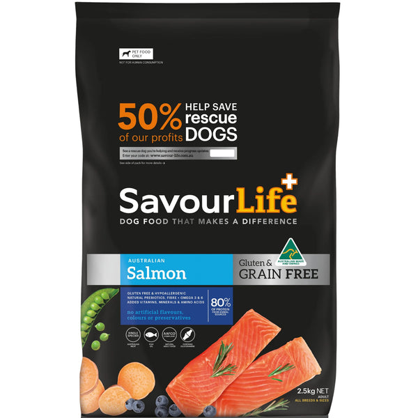 SavourLife Grain Free Australian Salmon Dry Dog Food