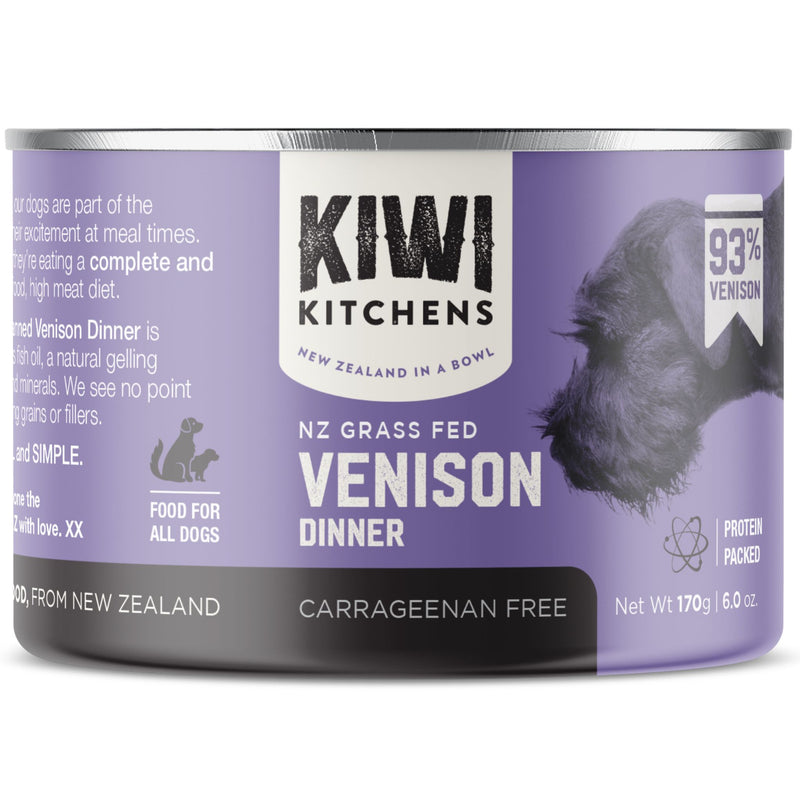 Kiwi Kitchens Canned Dog Food Venison Dinner