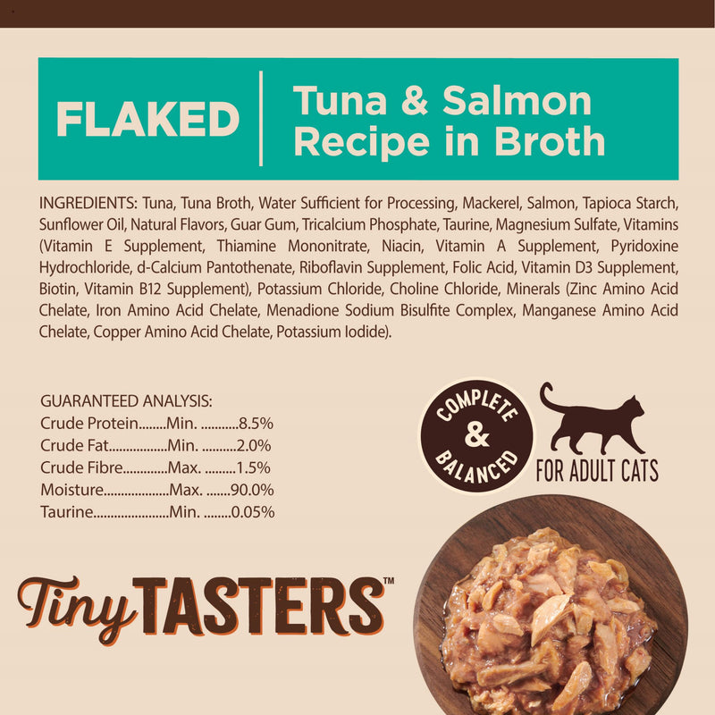 Wellness Core Wet Cat Food Tiny Tasters Flaked Tuna & Salmon