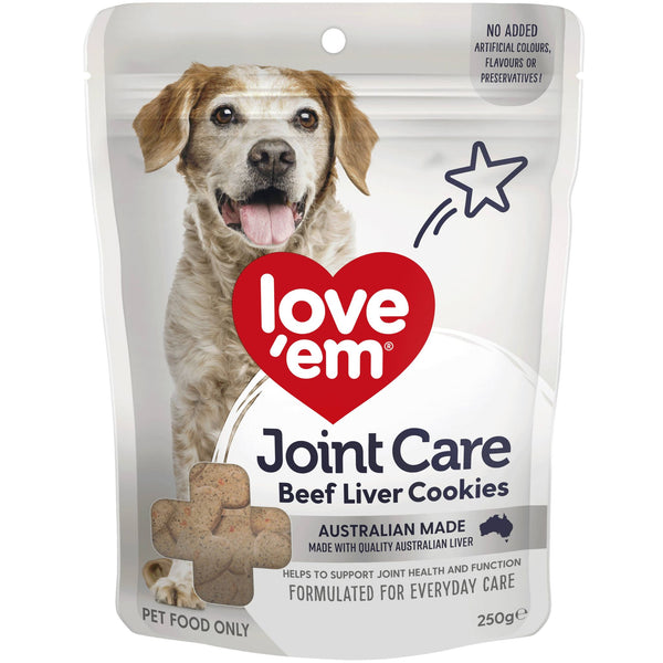 Love'em Beef Liver Joint Care Cookie Dog Treats