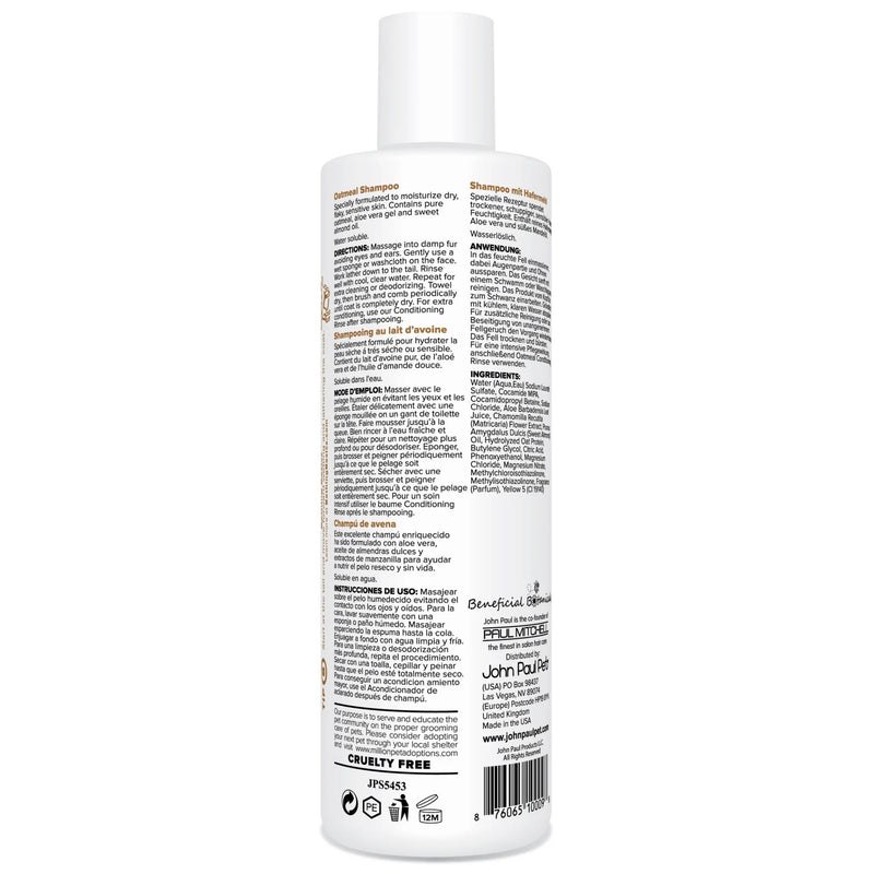 John Paul Pet Oatmeal Shampoo for Sensitive Skin