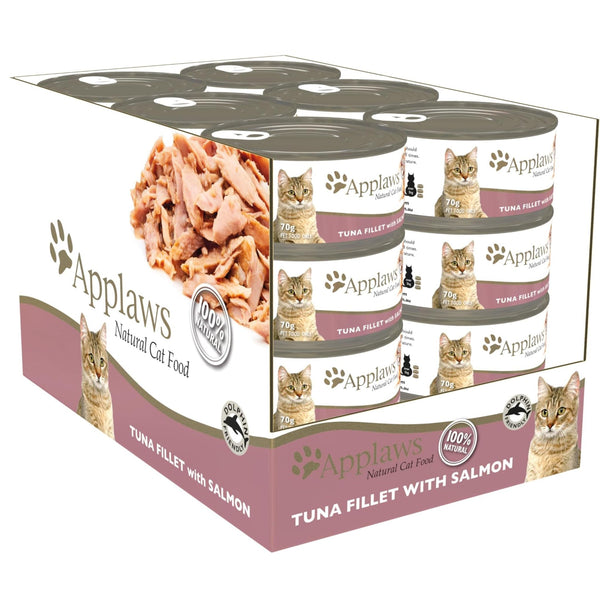 Applaws Natural Wet Cat Food Tuna Fillet with Salmon