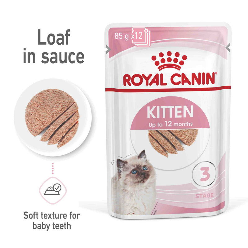 Royal Canin Wet Cat Food Kitten Loaf