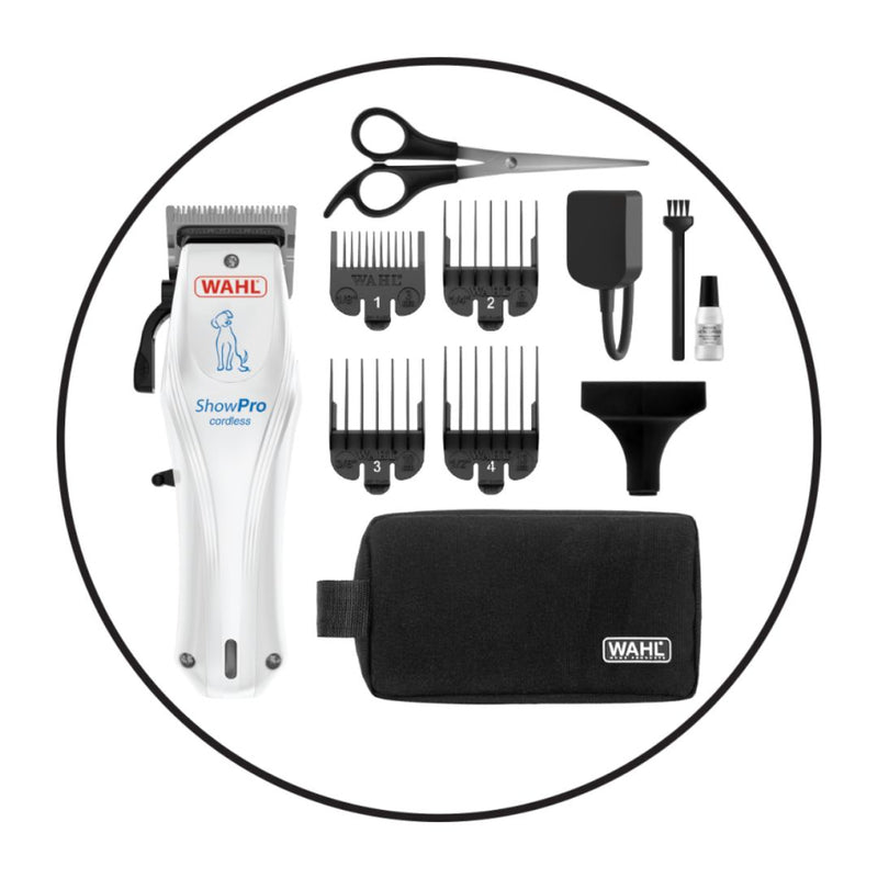 Wahl Show Pro Animal Cordless Lithium Powered Clipper Kit Cord/Cordless