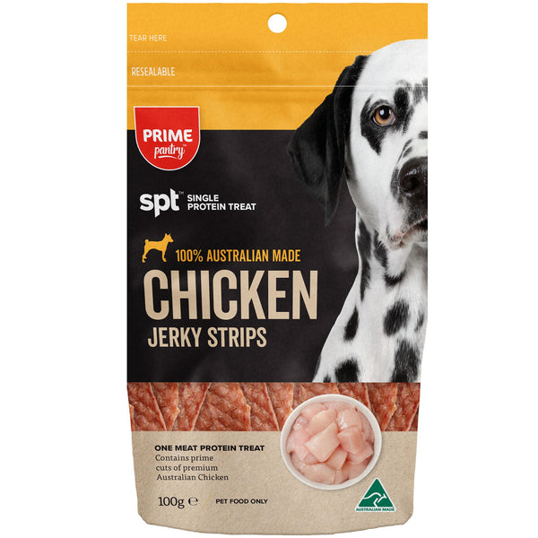 Prime100 SPT Dog Treats Chicken Jerky Strips