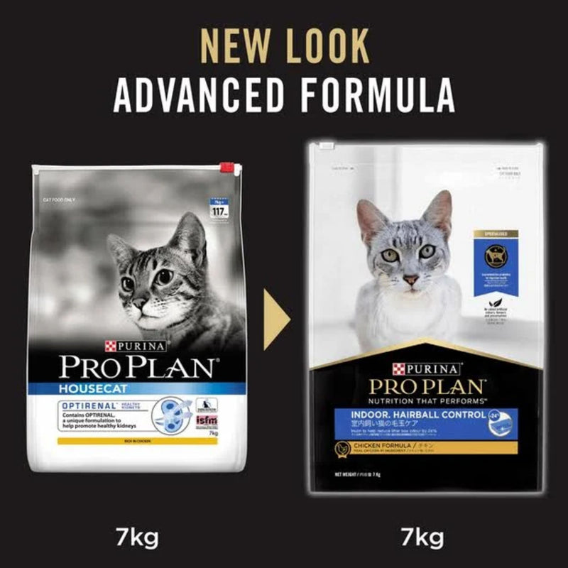 PRO PLAN Indoor Hairball Control Chicken Formula Dry Cat Food