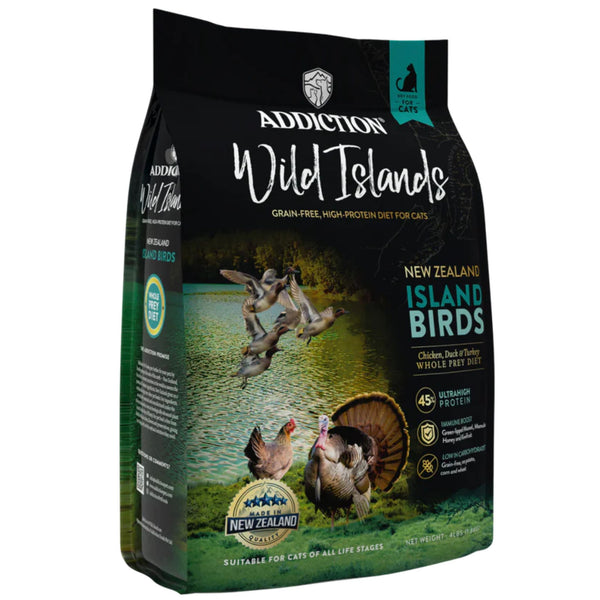 ADDICTION Wild Islands Island Birds Premium Duck Turkey & Chicken Dry Cat Food