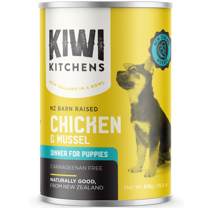 Kiwi Kitchens Canned Puppy Food Chicken & Mussel Dinner