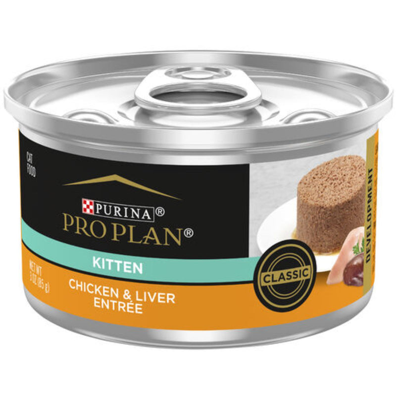 PRO PLAN Kitten Chicken & Liver Entrée Wet Cat Food