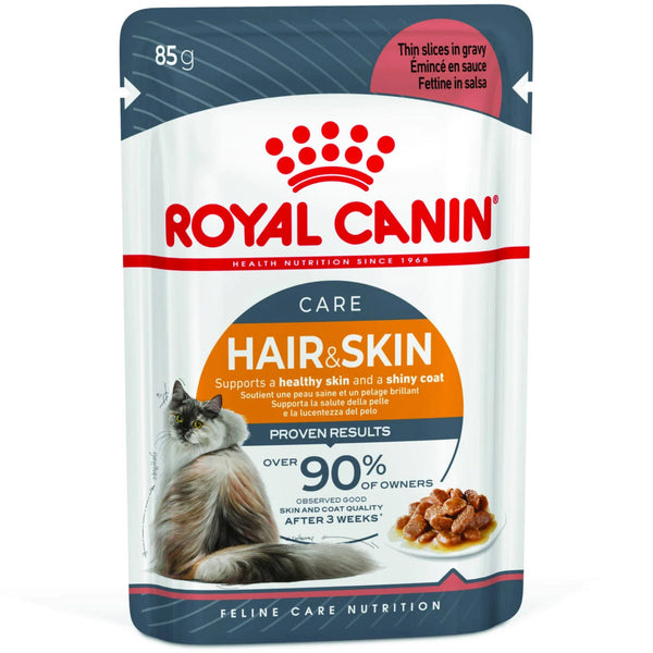 Royal Canin Wet Cat Food Hair and Skin Care Gravy