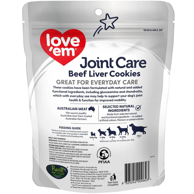 Love'em Beef Liver Joint Care Cookie Dog Treats