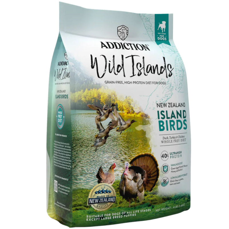 ADDICTION Wild Islands Island Birds Premium Duck Turkey & Chicken Dry Dog Food