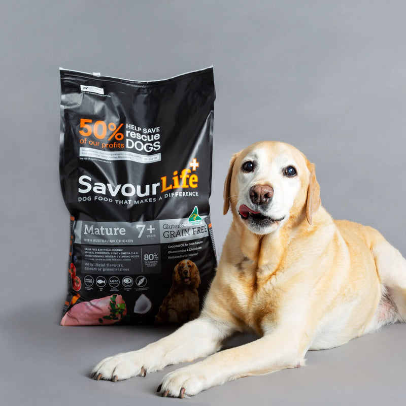 SavourLife Grain Free Mature 7+ Australian Chicken Dry Dog Food