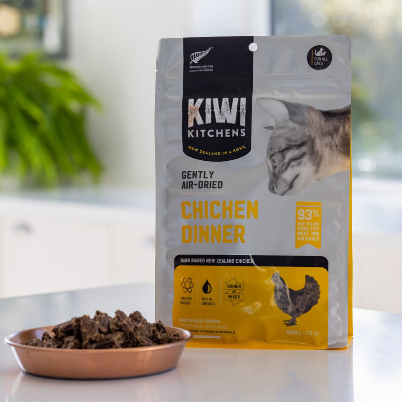 Kiwi Kitchens Air Dried Cat Food Chicken Dinner