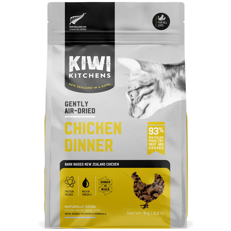 Kiwi Kitchens Air Dried Cat Food Chicken Dinner