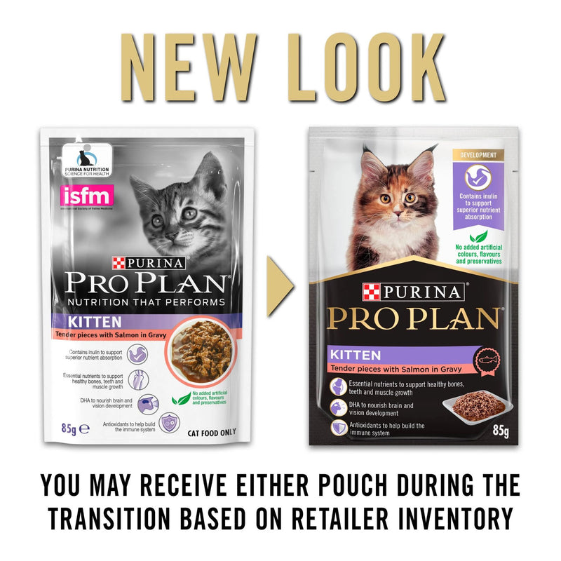 PRO PLAN Kitten Salmon in Gravy Wet Cat Food