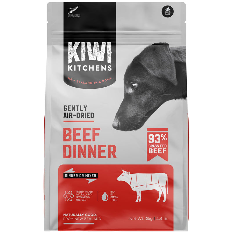 Kiwi Kitchens Air Dried Dog Food Beef Dinner