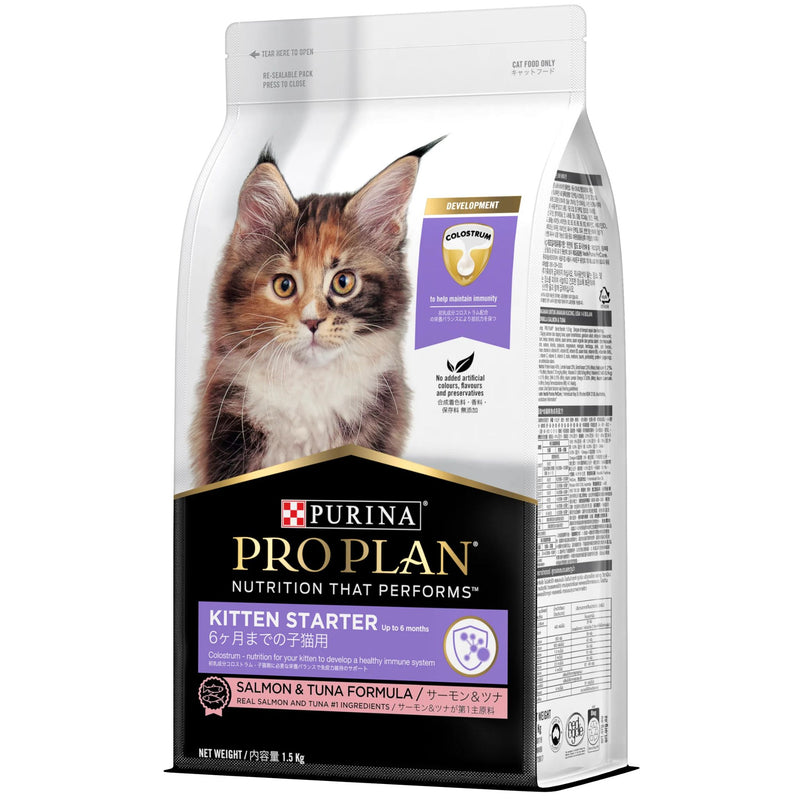 PRO PLAN Kitten Starter Salmon & Tuna Formula Dry Cat Food