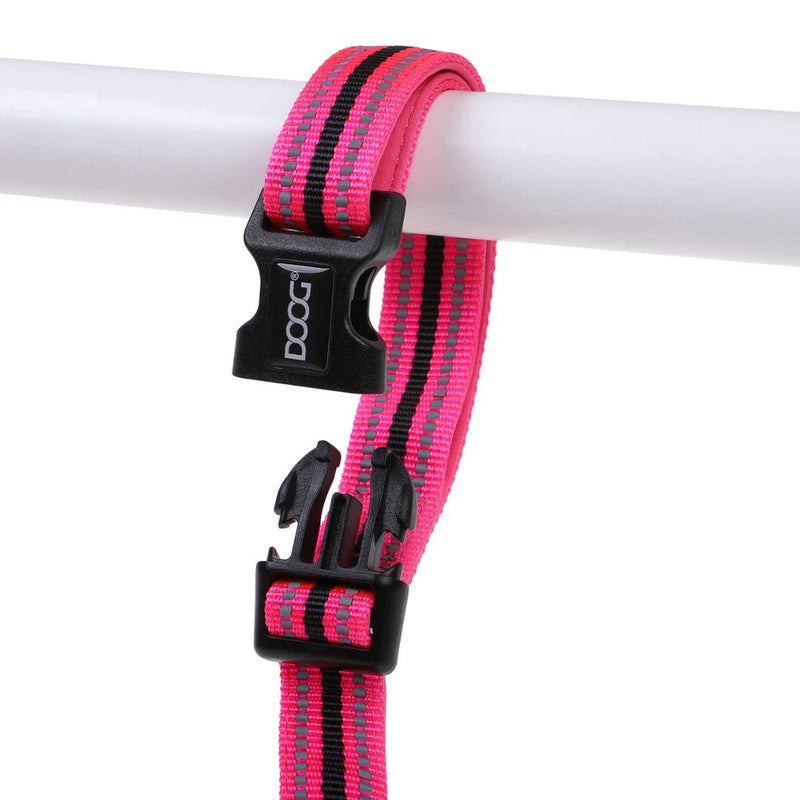 Doog Clip It Neoprene Dog Leash - (Neon High Vis) Lady| PeekAPaw Pet Supplies