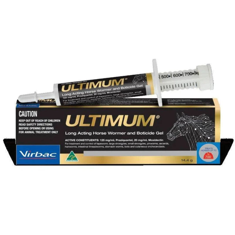 Virbac Ultimum Long Acting Horse Wormer and Boticide Gel - 14.4g | PeekAPaw Pet Supplies