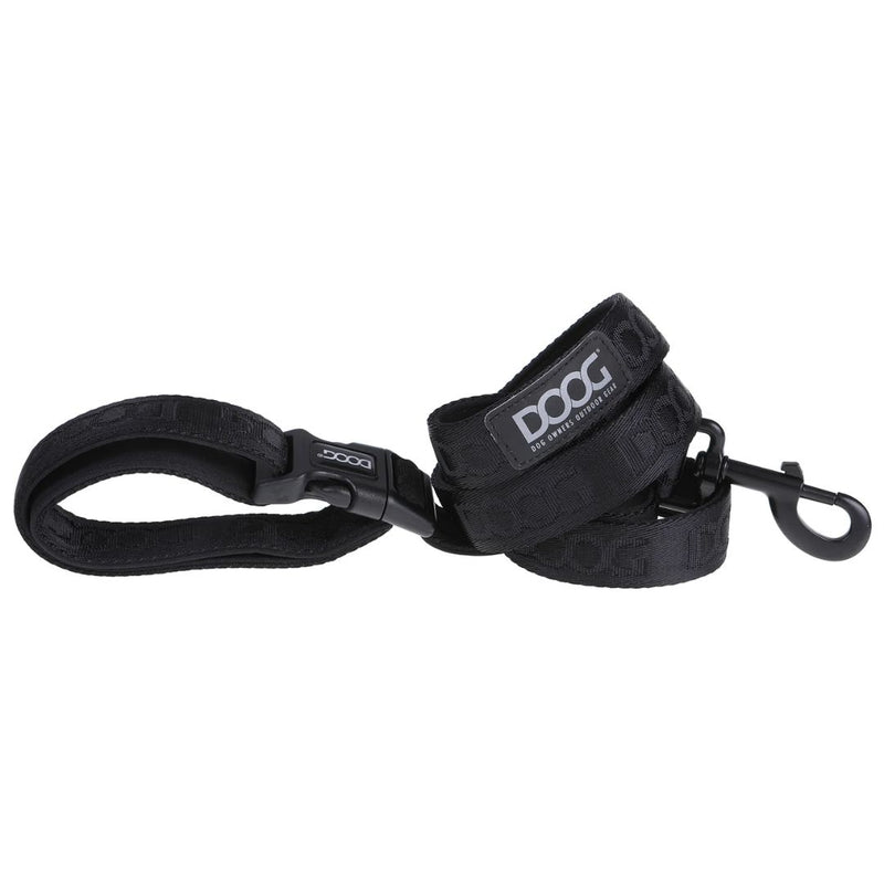 Doog Neosport Clip It Neoprene Dog Leash - Black | PeekAPaw Pet Supplies