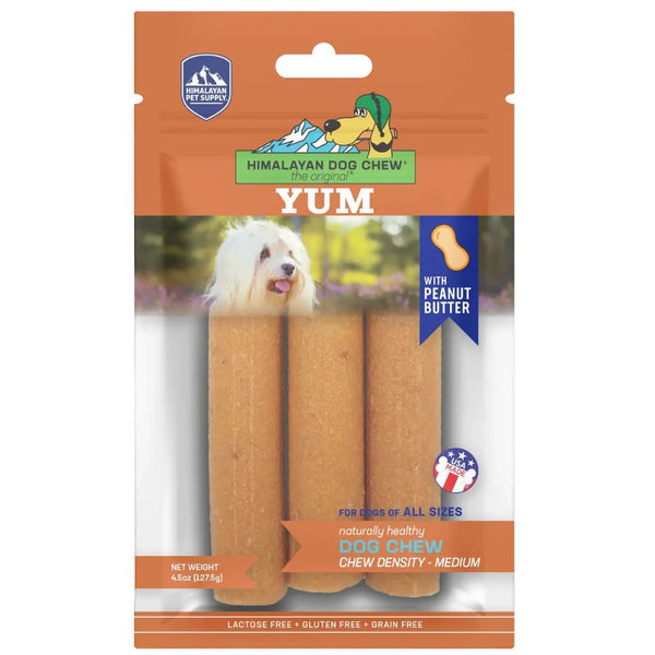 Himalayan Dog Chew Yum - Peanut Butter - 127.5g | PeekAPaw Pet Supplies