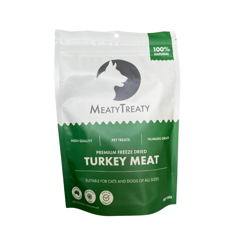 Meaty Treaty Freeze Dried Turkey Cat & Dog Treats