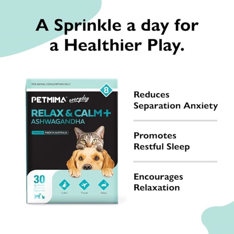 PETMIMA Relax & Calm+Ashwagandha | PeekAPaw Pet Supplies