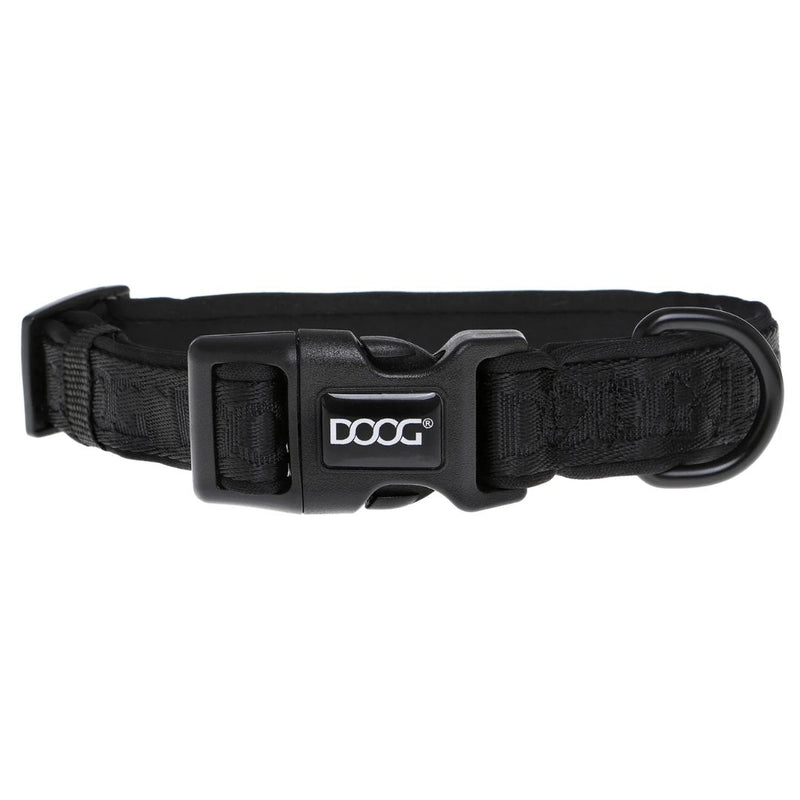 Doog Neosport Neoprene Dog Collar - Black - XSmall | PeekAPaw Pet Supplies